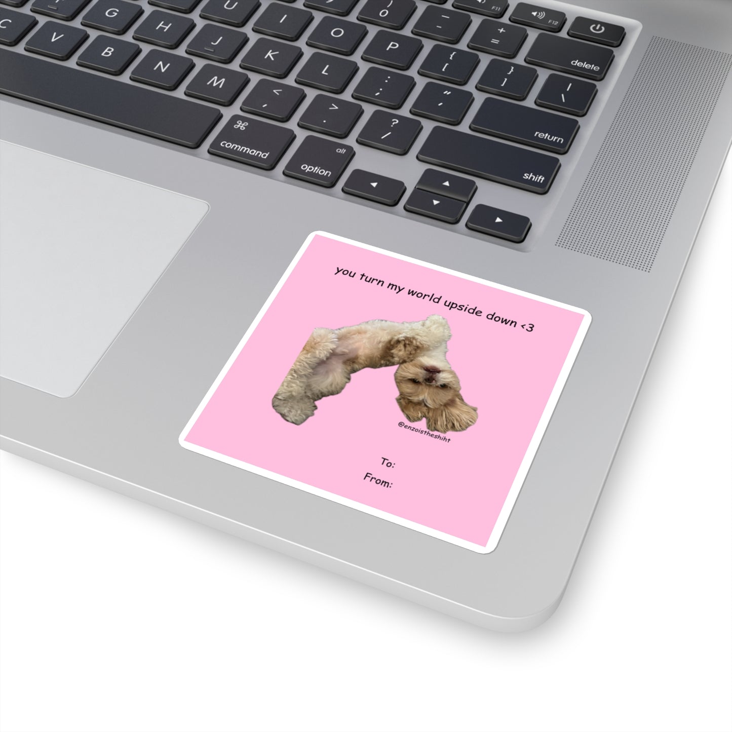 Upside Down Sticker