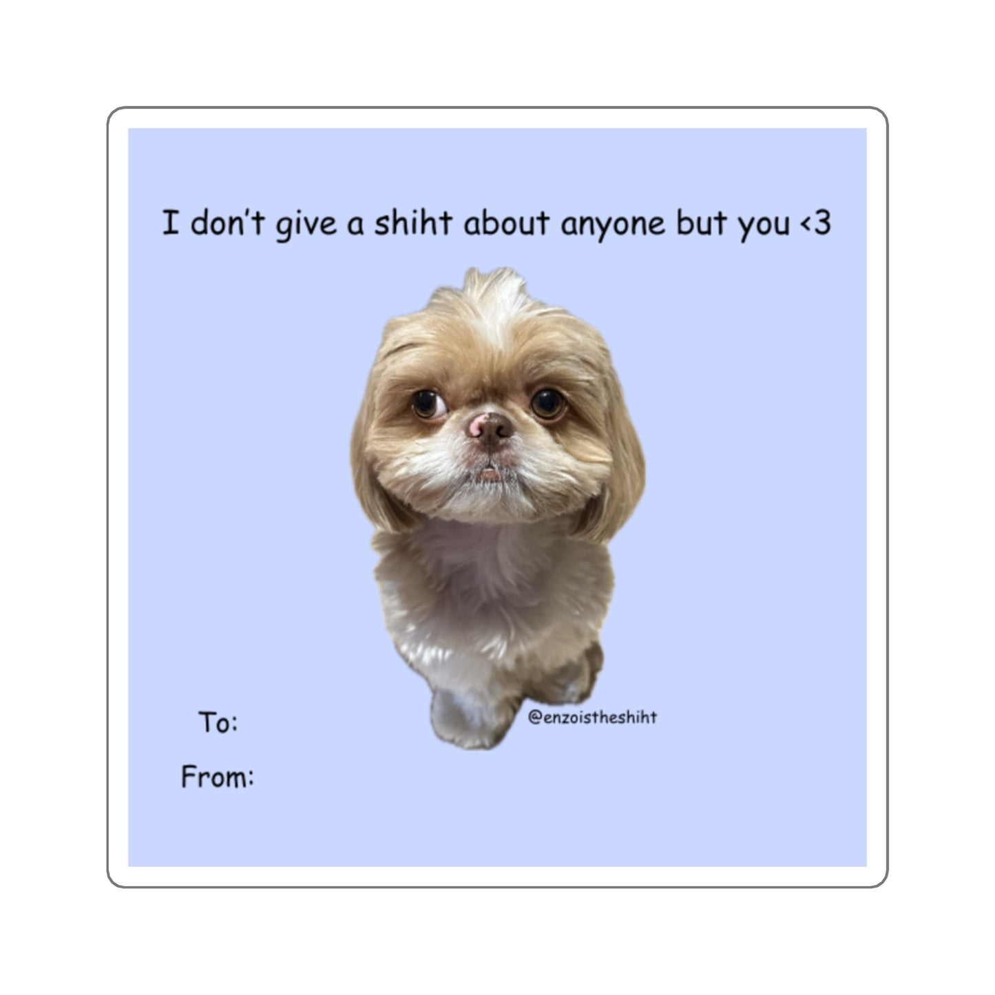 Don't Give A Shiht Sticker