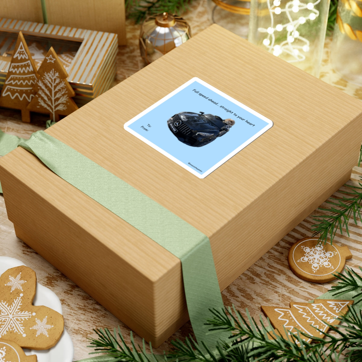 Full Speed Ahead Sticker