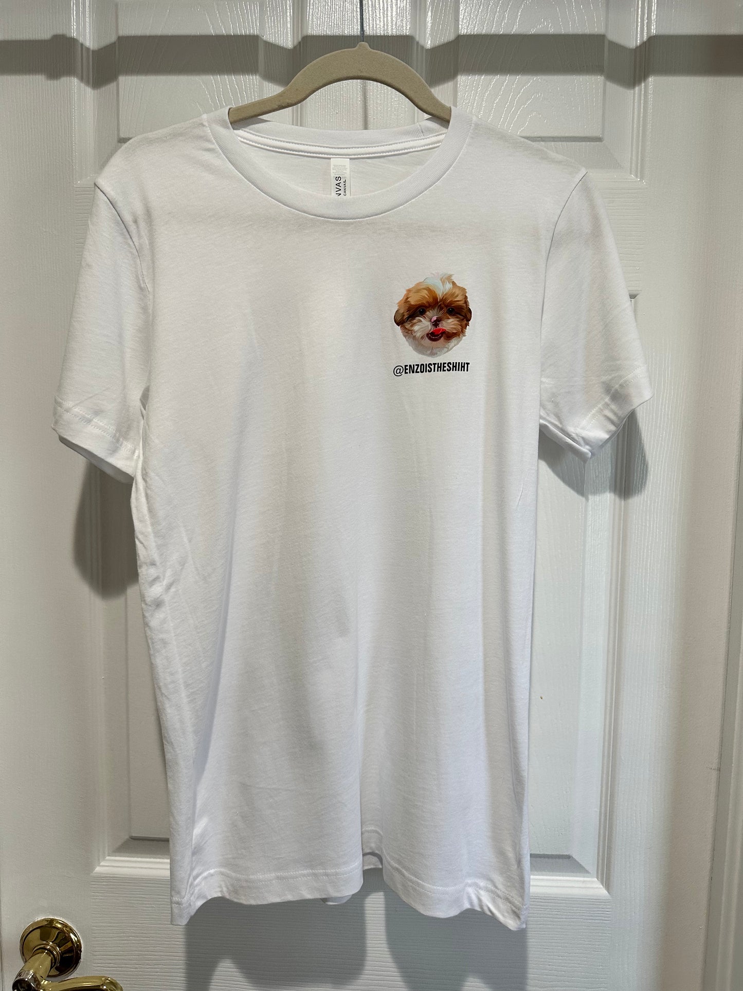 Enzo Short Sleeve White T-Shirt