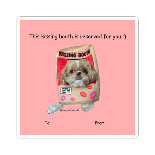 Kissing Booth Sticker