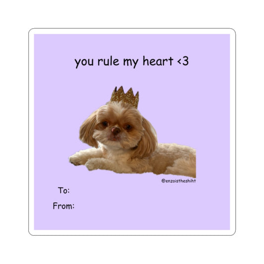 Rule My Heart Sticker