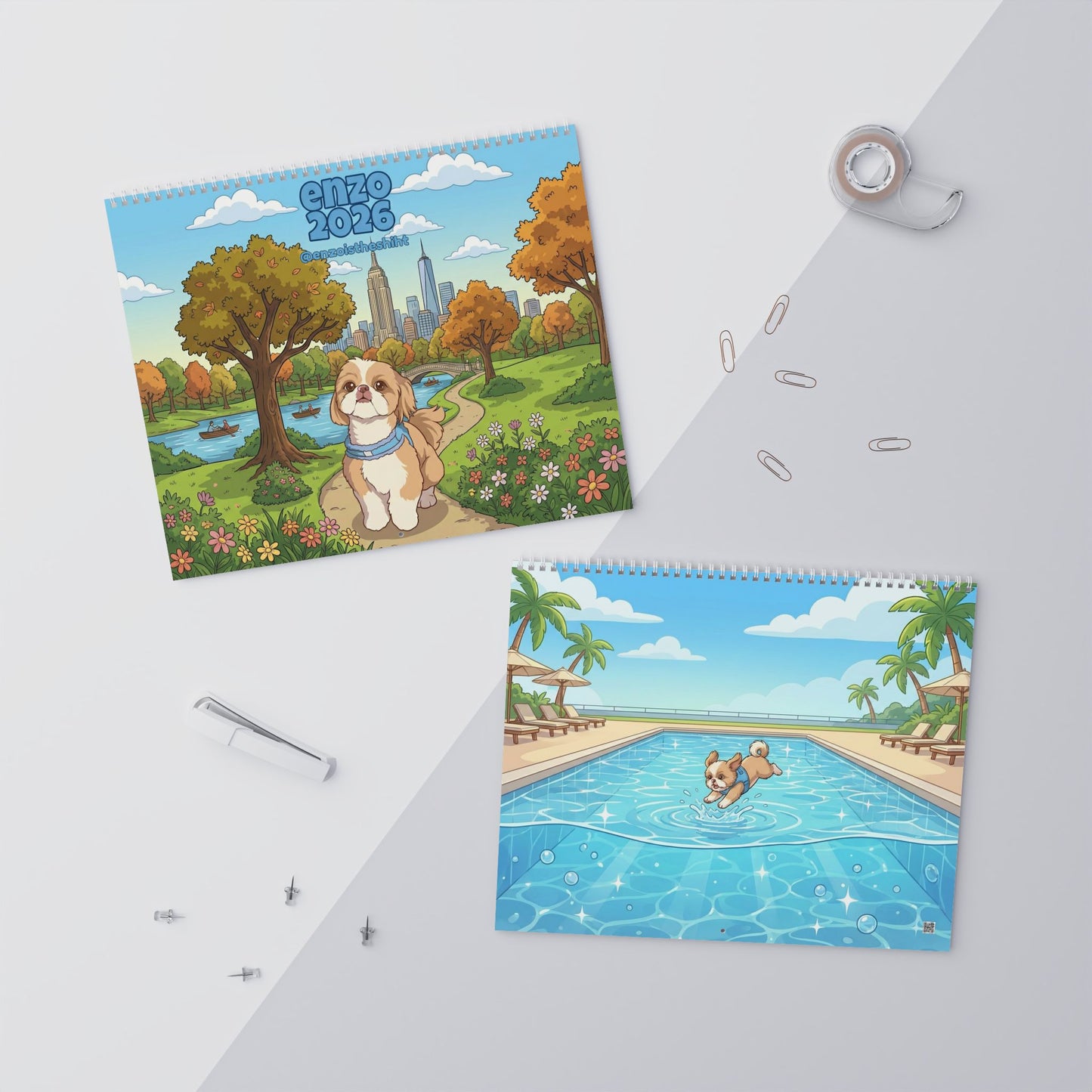 2026 Enzo Wall Calendar